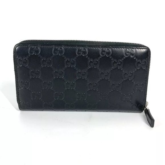 GUCCI 307987 Guccissima GG Long wallet Zip Around Long Wallet - Picture 2 of 14